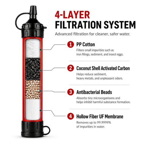 Blackout Survival Straw (Upgraded Version [year]) - Official Retailer